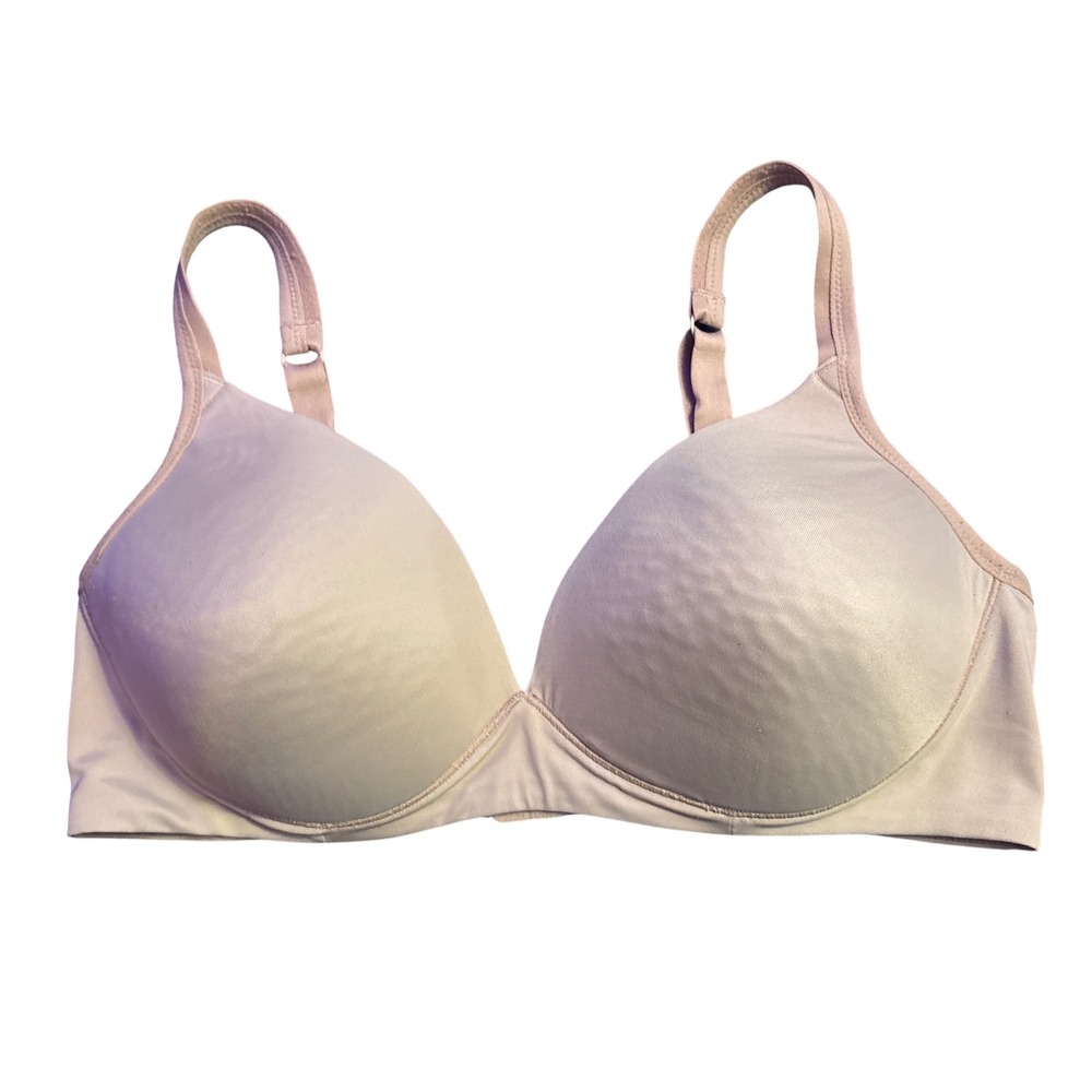 Warners Elements of Bliss 1298 Wirefree Lift Full Figure Bra Beige 40C